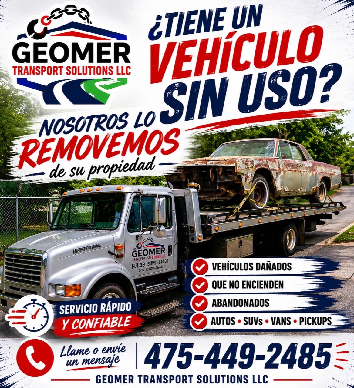 Flatbed carrier serving West Haven CT vehicle transport customers